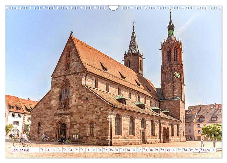 Produktbild: Villingen - historische und moderne Z&auml;hringerstadt (Wandkalender 2026 DIN A3 quer), CALVENDO Monatskalender