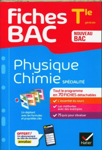 Produktbild: Physique chimie sp&eacute;cialit&eacute;, terminale g&eacute;n&eacute;rale : nouveau bac