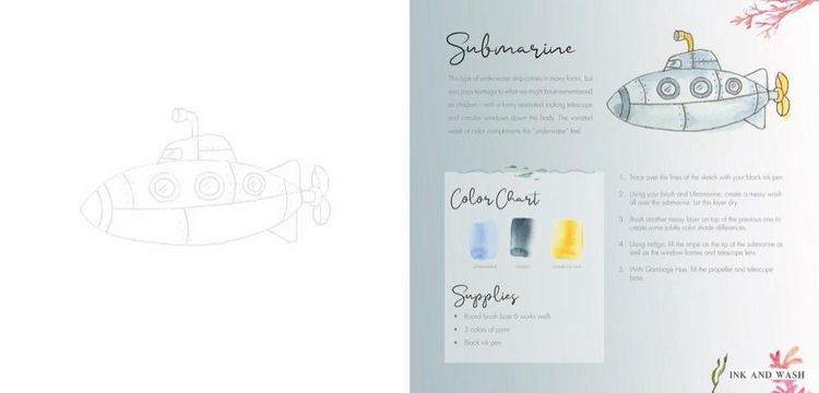 Produktbild: Das gro&szlig;e Aquarell-Praxisbuch - Meerestiere