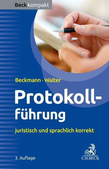 Bild vom Artikel Protokollführung vom Autor Edmund Beckmann