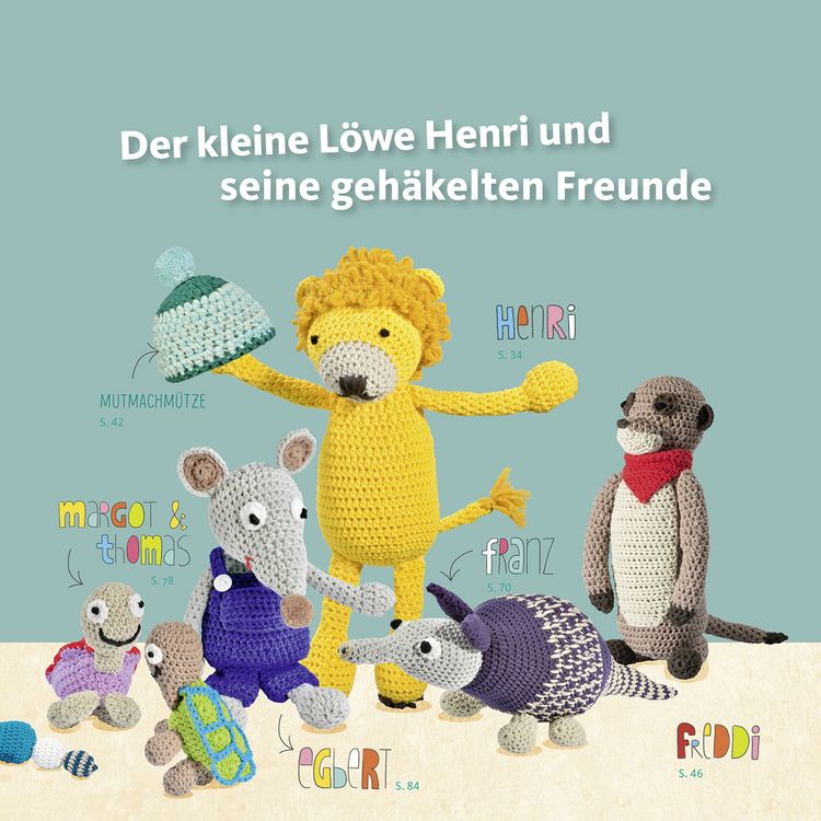 Produktbild: Myboshi - Der kleine L&ouml;we Henri und seine geh&auml;kelten Freunde