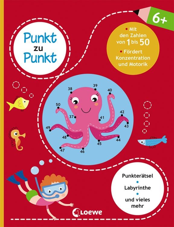 Produktbild: Punkt zu Punkt - Mit den Zahlen von 1 bis 50