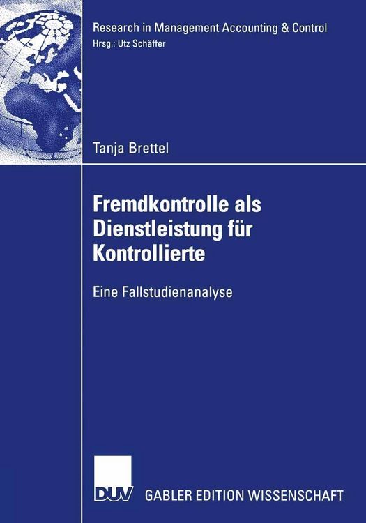 Produktbild: Fremdkontrolle als Dienstleistung f&uuml;r Kontrollierte
