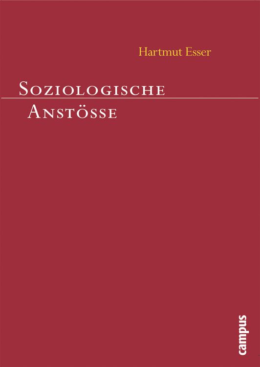 Produktbild: Soziologische Anst&ouml;&szlig;e