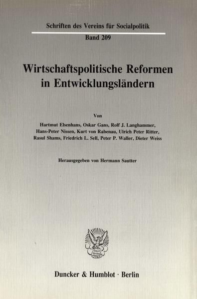 Produktbild: Wirtschaftspolitische Reformen in Entwicklungsl&auml;ndern.