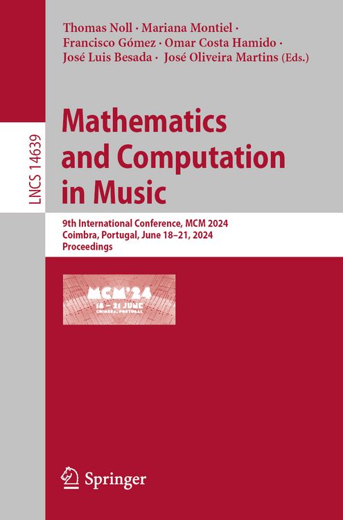 Produktbild: Mathematics and Computation in Music