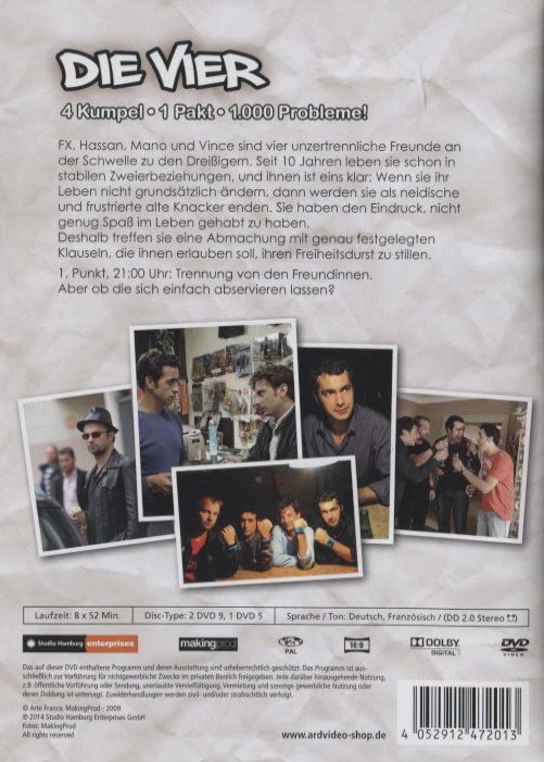 Produktbild: Die Vier - Staffel 1 [3 DVDs]