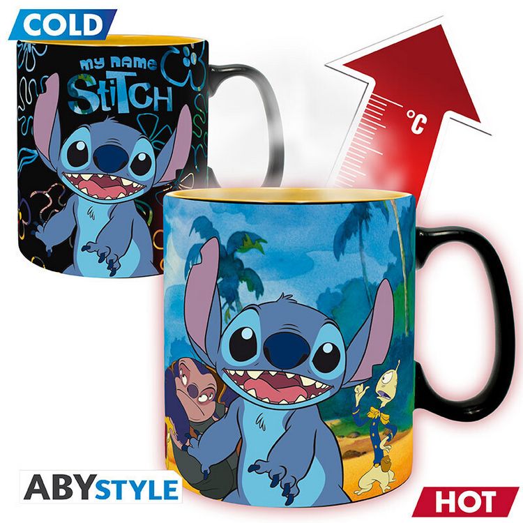 Produktbild: DISNEY - Mug Heat Change - 460 ml - Lilo & Stitch - box