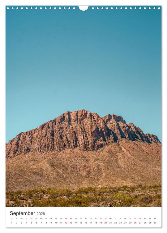 Produktbild: Texas - Eine Reise in den Lone Star State. (Wandkalender 2026 DIN A3 hoch), CALVENDO Monatskalender