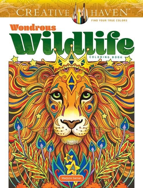 Produktbild: Creative Haven Wondrous Wildlife Coloring Book
