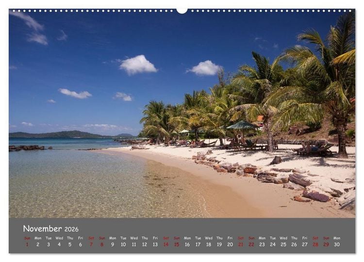 Produktbild: Vietnam`s most beautiful beaches (Wall Calendar 2026 DIN A2 landscape), CALVENDO 12 Month Wall Calendar
