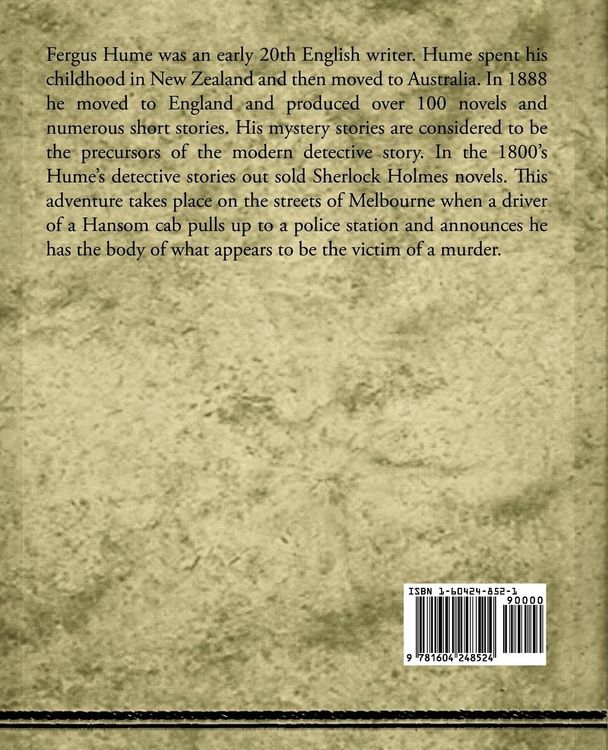 Produktbild: The Mystery of a Hansom Cab