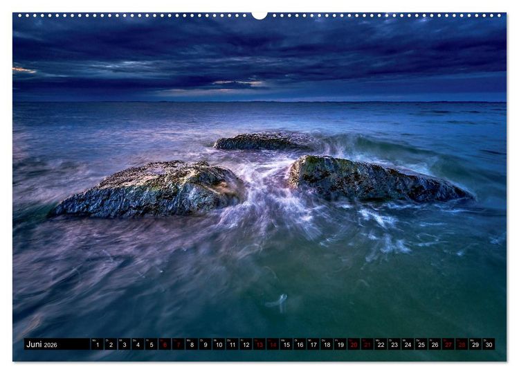 Produktbild: Ostseesteine (Wandkalender 2026 DIN A2 quer), CALVENDO Monatskalender