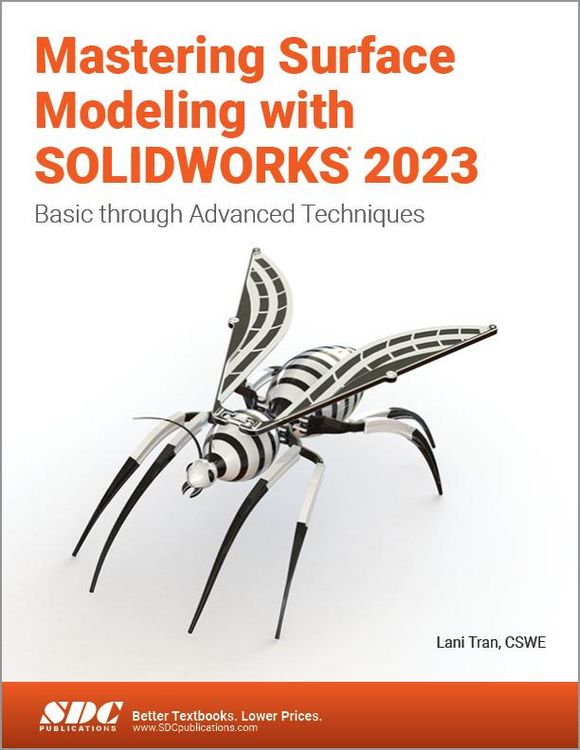 Produktbild: Mastering Surface Modeling with SOLIDWORKS 2023