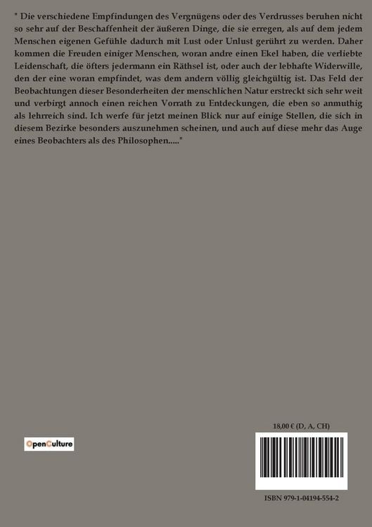 Produktbild: Des Sch&ouml;nen und Erhabenen