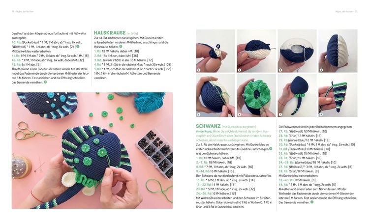 Produktbild: Amigurumis und Meer h&auml;keln &ndash; Deine zauberhaften Unterwasserfreunde | Seepferdchen, Meerjungfrau, Rochen und andere s&uuml;&szlig;e Meeresbewohner