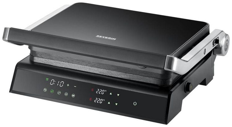 Produktbild: Severin SEVINI Comfort KG2399 Kontaktgrill Schwarz/Silber