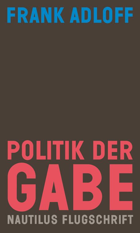 Produktbild: Politik der Gabe