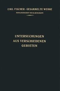 Produktbild: Untersuchungen aus Verschiedenen Gebieten