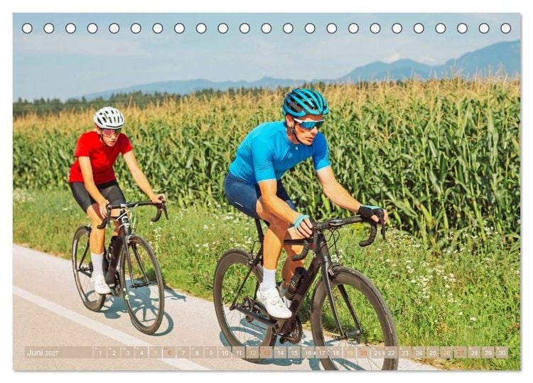 Produktbild: Sonne in den Speichen - Faszination Rennrad (Tischkalender 2027 DIN A5 quer), CALVENDO Monatskalender