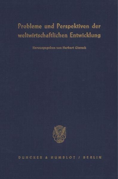 Produktbild: Probleme und Perspektiven der weltwirtschaftlichen Entwicklung.