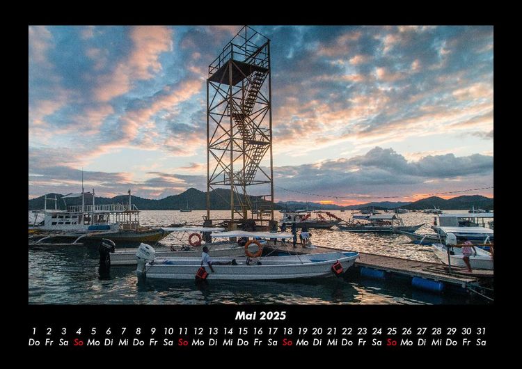 Produktbild: Boote 2025 Fotokalender DIN A3