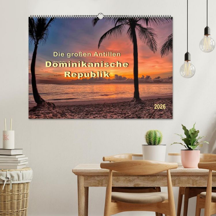 Produktbild: Die gro&szlig;en Antillen - Dominikanische Republik (Wandkalender 2026 DIN A2 quer), CALVENDO Monatskalender