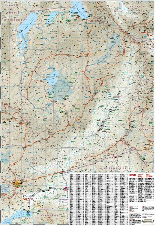 Produktbild: Reise Know-How Landkarte Sambia 1:1.000.000