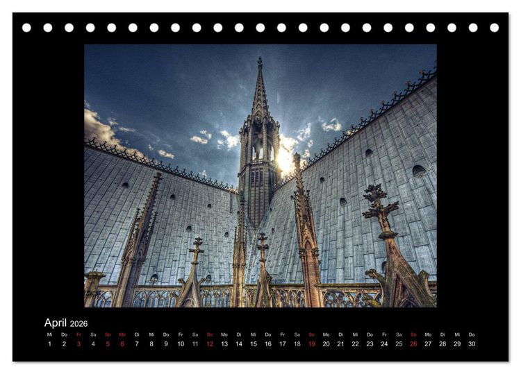 Produktbild: K&ouml;ln-Bilder (Tischkalender 2026 DIN A5 quer), CALVENDO Monatskalender