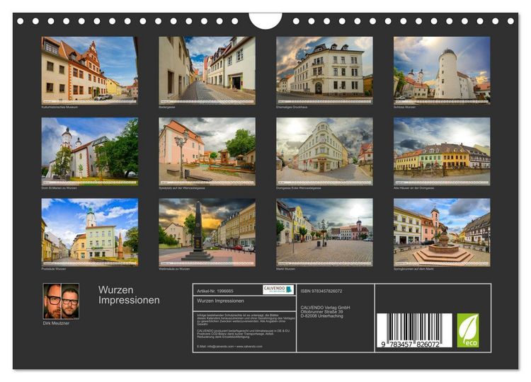 Produktbild: Wurzen Impressionen (Wandkalender 2026 DIN A4 quer), CALVENDO Monatskalender