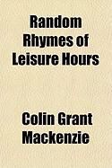 Produktbild: Random Rhymes of Leisure Hours