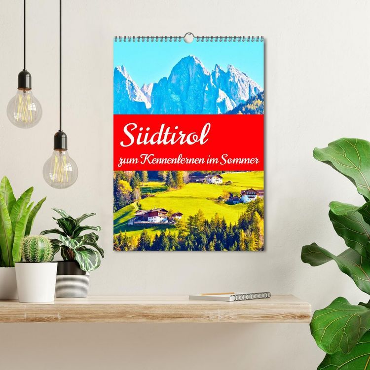 Produktbild: S&uuml;dtirol zum Kennenlernen im Sommer (Wandkalender 2026 DIN A3 hoch), CALVENDO Monatskalender
