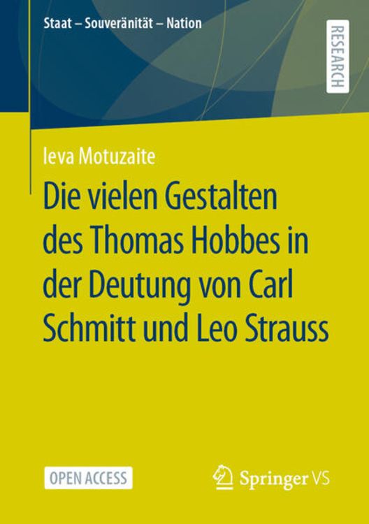 Produktbild: Die vielen Gestalten des Thomas Hobbes in der Deutung von Carl Schmitt und Leo Strauss