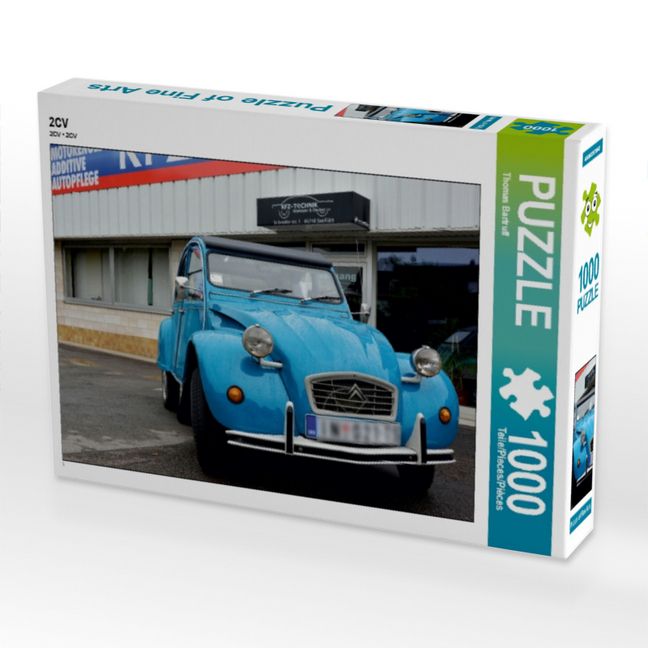 Produktbild: CALVENDO Puzzle 2CV | 1000 Teile Lege-Gr&ouml;&szlig;e 64x48cm Foto-Puzzle f&uuml;r gl&uuml;ckliche Stunden