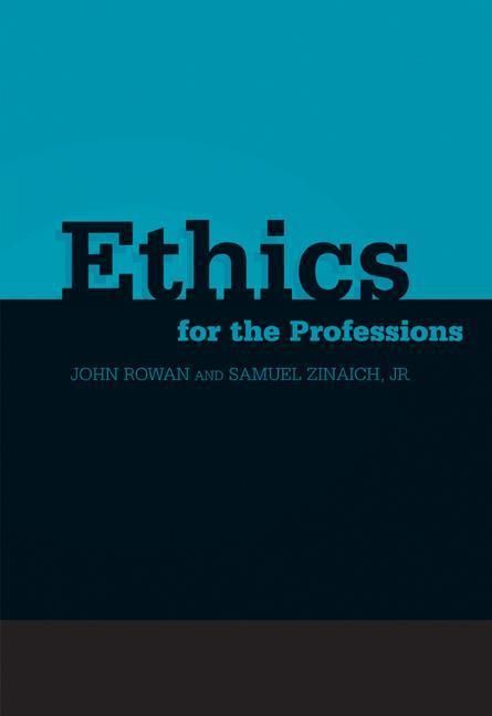 Produktbild: Ethics For The Professions