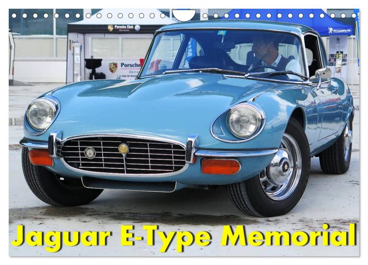Produktbild: Jaguar E-Type Memorial (Wandkalender 2026 DIN A4 quer), CALVENDO Monatskalender
