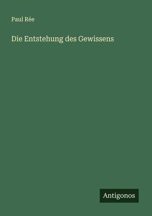 Produktbild: Die Entstehung des Gewissens