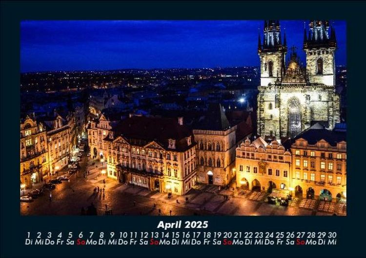 Produktbild: Prag 2025 Fotokalender DIN A5