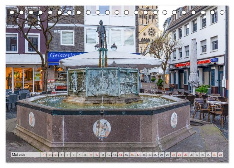 Produktbild: Neuss Impressionen (Tischkalender 2026 DIN A5 quer), CALVENDO Monatskalender