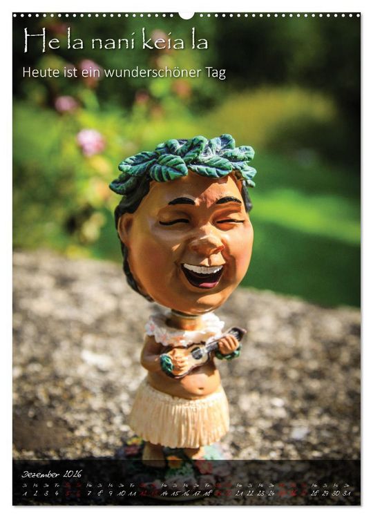 Produktbild: Hula Dancer - Hawaiianische Weisheiten (hochwertiger Premium Wandkalender 2026 DIN A2 hoch), Kunstdruck in Hochglanz