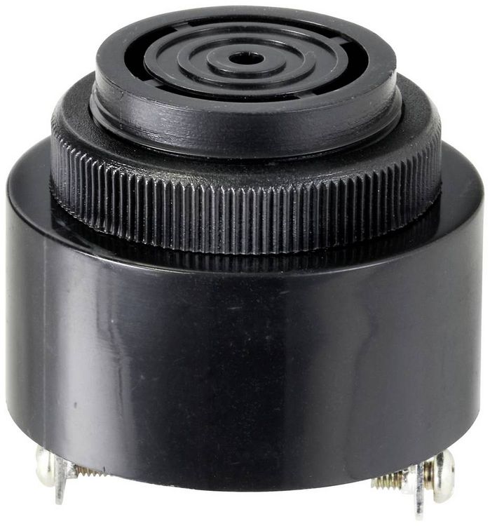 Produktbild: TRU COMPONENTS TC-10475808 Piezo-Signalgeber Ger&auml;usch-Entwicklung: 80 dB Spannung: 12 V/DC Dauerton 1 St.