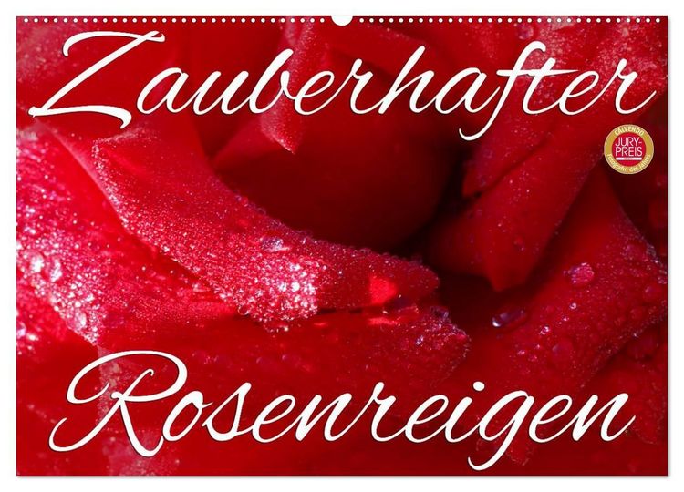 Produktbild: Zauberhafter Rosenreigen (Wandkalender 2027 DIN A2 quer), CALVENDO Monatskalender