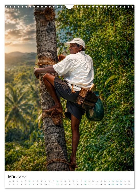 Produktbild: Erlebe Sri Lanka &ndash; Die Menschen hinter der Magie (Wandkalender 2027 DIN A3 hoch), CALVENDO Monatskalender