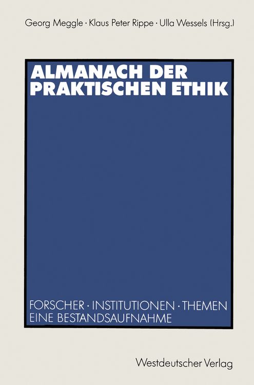 Produktbild: Almanach der Praktischen Ethik