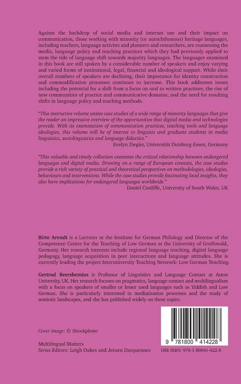 Produktbild: Heritage Languages in the Digital Age