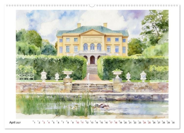 Produktbild: Schweden - Weites Land (Wandkalender 2027 DIN A2 quer), CALVENDO Monatskalender