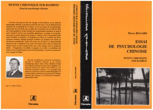 Produktbild: Essai de psychologie chinoise