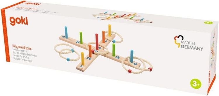 Produktbild: Ringwurfspiel mit 6 Sisalringen