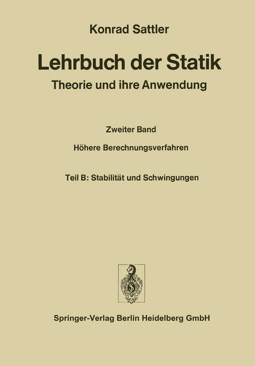 Produktbild: Stabilit&auml;t und Schwingungen