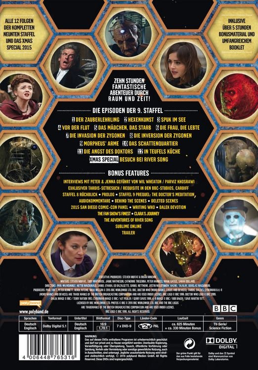 Produktbild: Doctor Who - Die komplette 9. Staffel [7 DVDs]